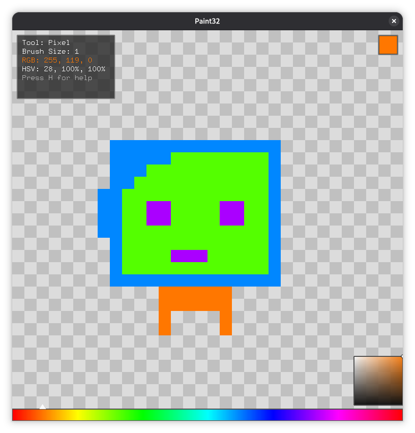 Paint OpenGL interface with brush tools